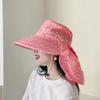 Womens Summer Sun Hat With Bow Large Brim Uv Protection For Outdoor Wear