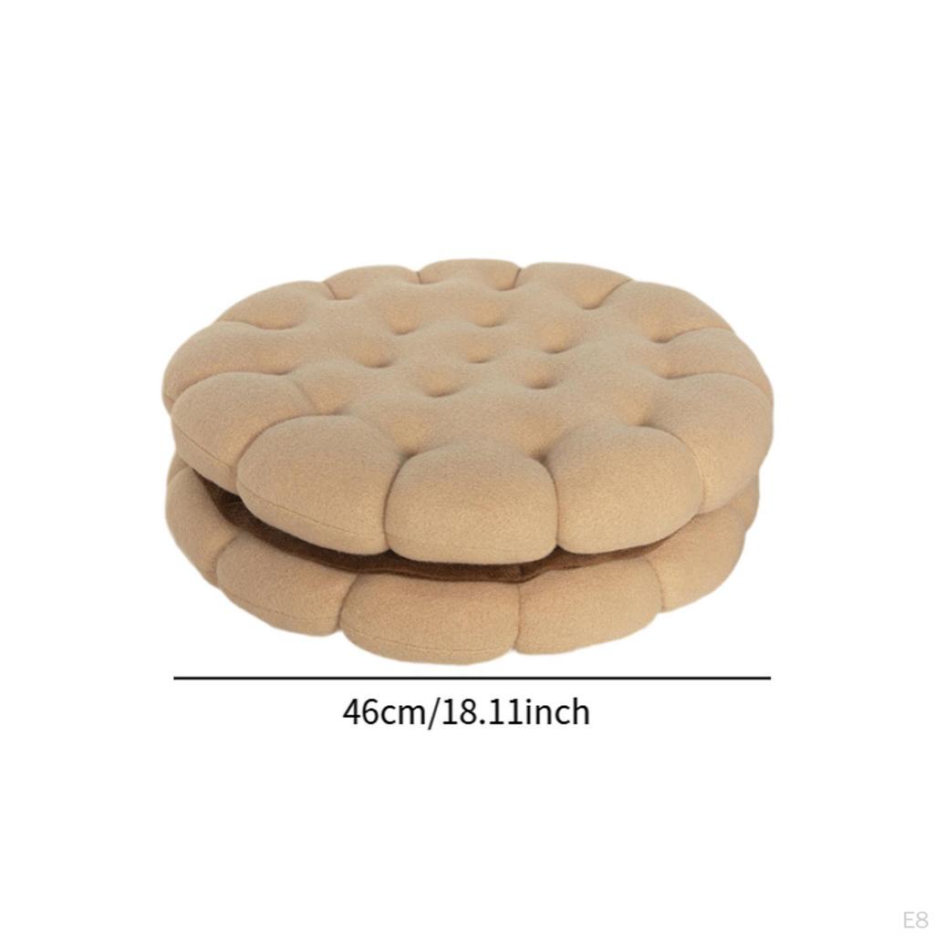 Biscuit Shape Cushion Pillow Chair Pad Seating for Office Tatami