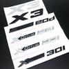 For X3 SDrive XDrive 20i 25i 28i 30i 35i 20d 25d 28d 30d 35d 3D ABS Car Rear Trunk Badge Decal Sticker Emblem Accessories
