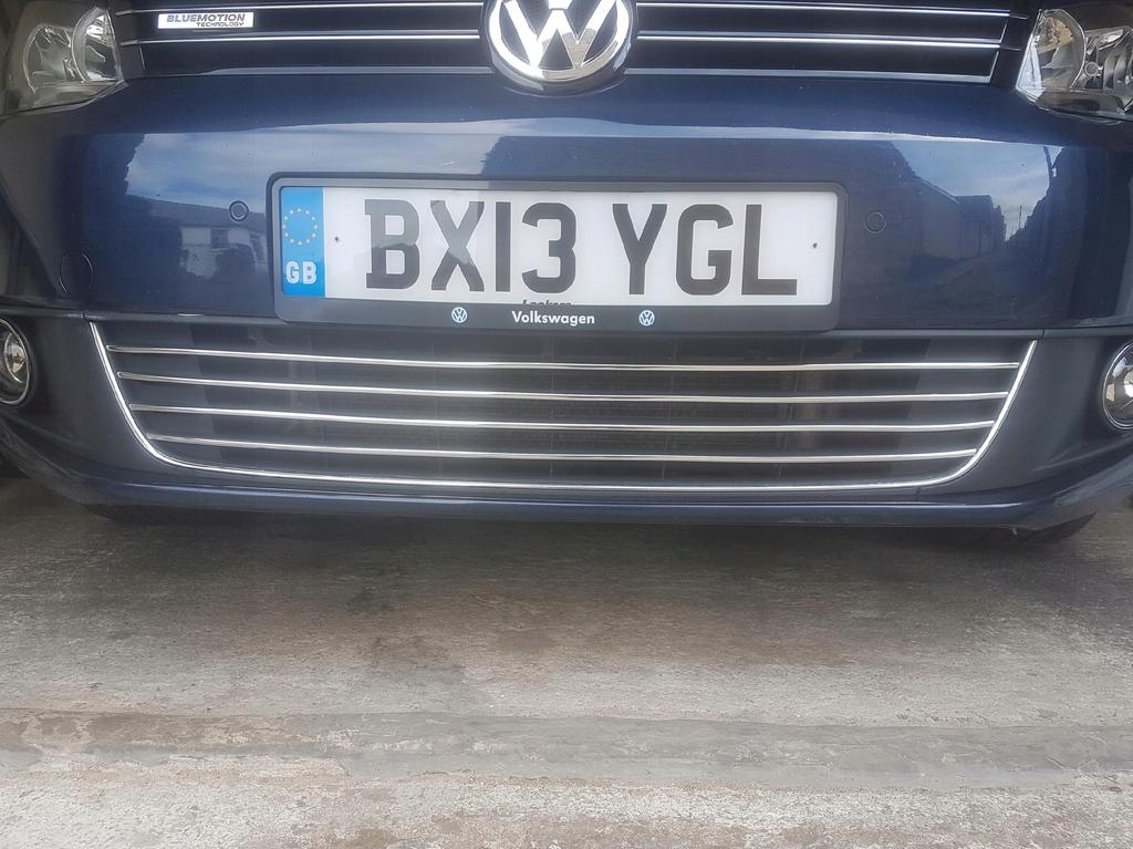 VW TOURAN 1T3 CADDY - CHROME GRILL grille strips