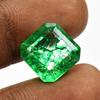 Natural Green Emerald Loose Gemstone 7.25 ct Muzo Square Cut for Jewelry Making and Gem Collections