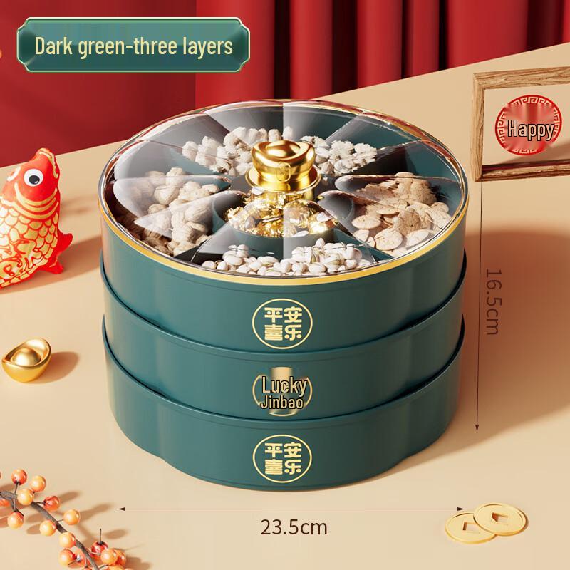 Bingyue Three-Layer Ingot Snack Plate