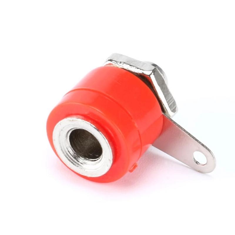 4MM Banana Outlet Couplings for Lecturer Systems Enhancers and DIY Sound Projects Metal Veneered Permanent Insulated Plan