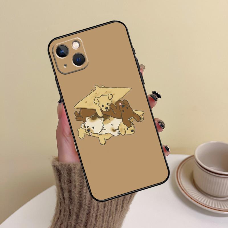 Cartoon Samoyed Dog Phone Case For iPhone 17 Pro Max 14 13 12 11 15 16 Pro Max mini Plus 16e 17 Air Cover Funda