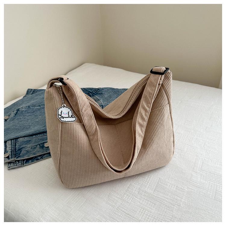 Trendige Damen-Freizeit-Crossbody-Knödeltasche im koreanischen japanischen Stil mit großem Fassungsvermögen