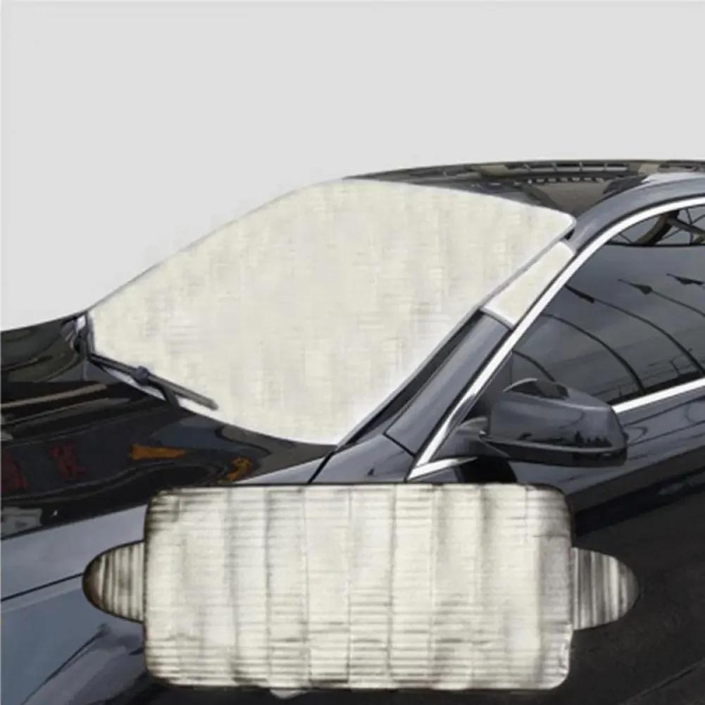 Car Front Window Sunshade UV Protection Retractable Shade Sun Protector Windshield Visor Cover Auto Curtain Sunshade Accessories