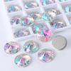 High Quality Rivoli 80+ Colors Rhinestones Crystal AB Sew-on Glass Gems Clothing Flatback Sewing Stones Women Bling Bling Shine