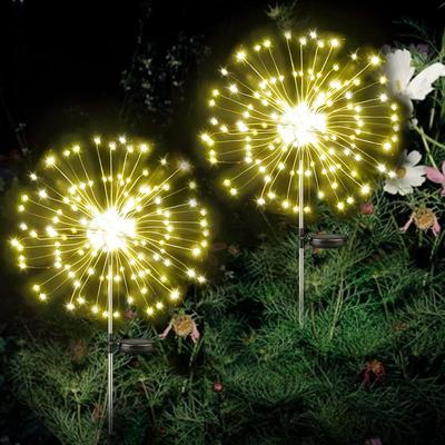 150/120/90 Solar-LED-Feuerwerklicht Außen Wasserdichte Solar-Lichterkette für Garten Rasen Wege Hochzeitsfeier Dekoration