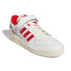 Adidas Forum 84 Low White Vivid Red Unisex Sneakers Cloud-White Cream-White GY5848