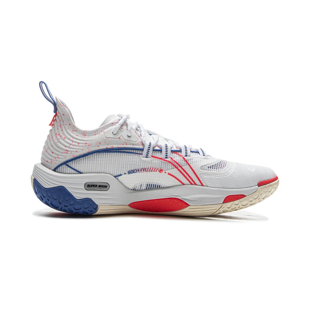New LiNing Cushioned Slip-Resistant Breathable Rebound Low-Top Outdoor Performance Basketball Shoes Men's Standard White ABFV007-1