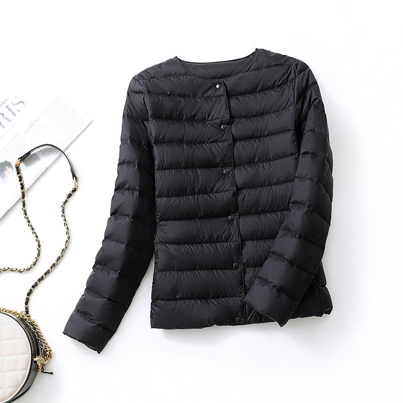 Women's Slim Fit Lightweight Down Jacket - Warm, Casual, Outdoor Windbreaker