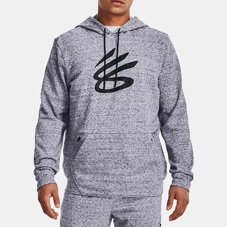 Under Armour Curry Logo Hoodie 'Grey' Men's 1370276-011