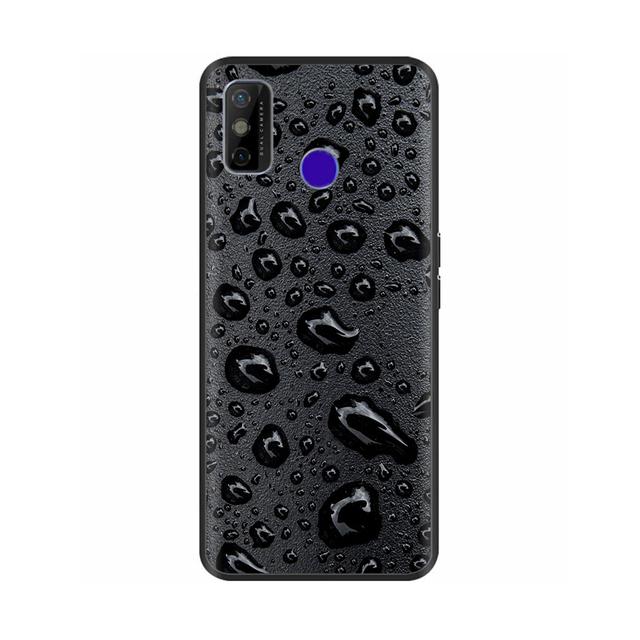 Pentru Tecno Spark 6 Go Husă pentru telefon Husa din silicon moale de desene animate pentru Tecno Spark 6 Go Spark6 Go Negru Tpu Bara de protecție drăguță de desene animate