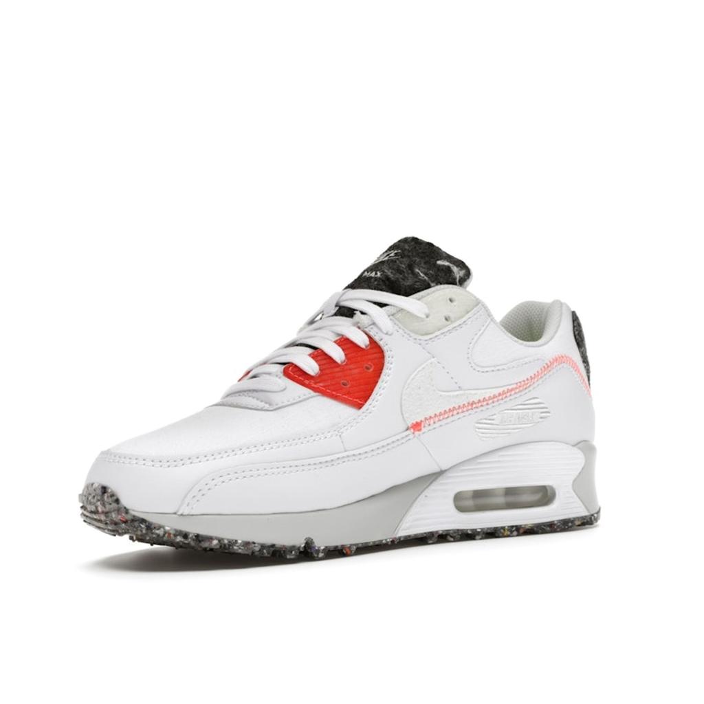 Nike Air Max 90 M2Z2 Recycled Wool Pack - White Photon Dust Herren Sneakers Bright-Crimson DD0383-100