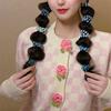 6Pcs/Set Fashion Matt Solid Telephone Wire Elastic Hair Band Frosted Spiral Cord Rubber Band Hair Tie Stretch Head Band Gum