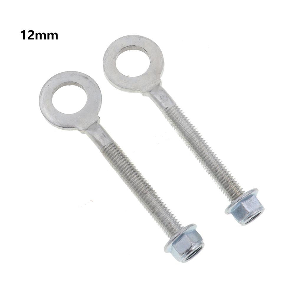 1pair Motorcycle 12mm / 15mm Chain Wheel Axle Tensioner Adjusters For 110cc 125cc 140cc 150cc Quad Trail Pit Dirt Bike ATV