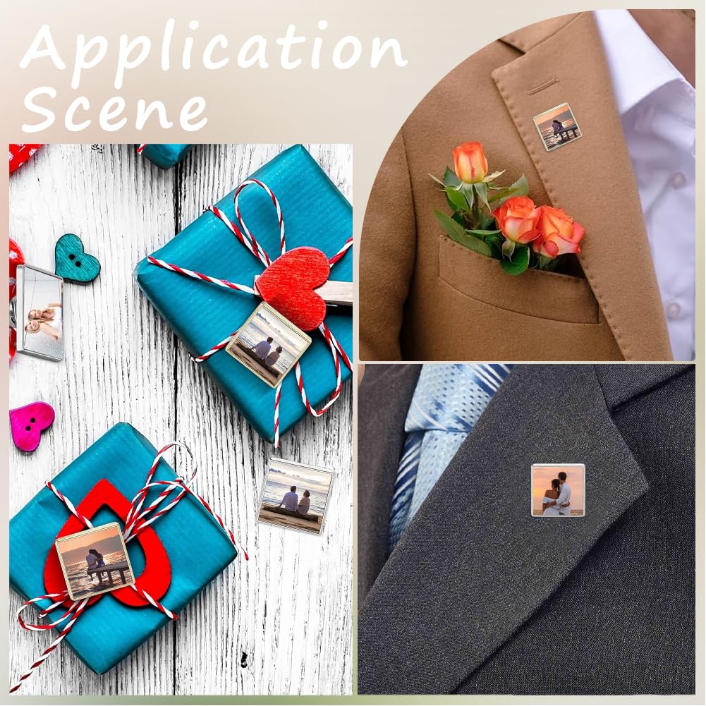 5Pcs Sublimation Blank Pins DIY Button Badge Sublimation Blank Base Pins Sublimation Blanks Flag Pin DIY Craft Jewellery Making