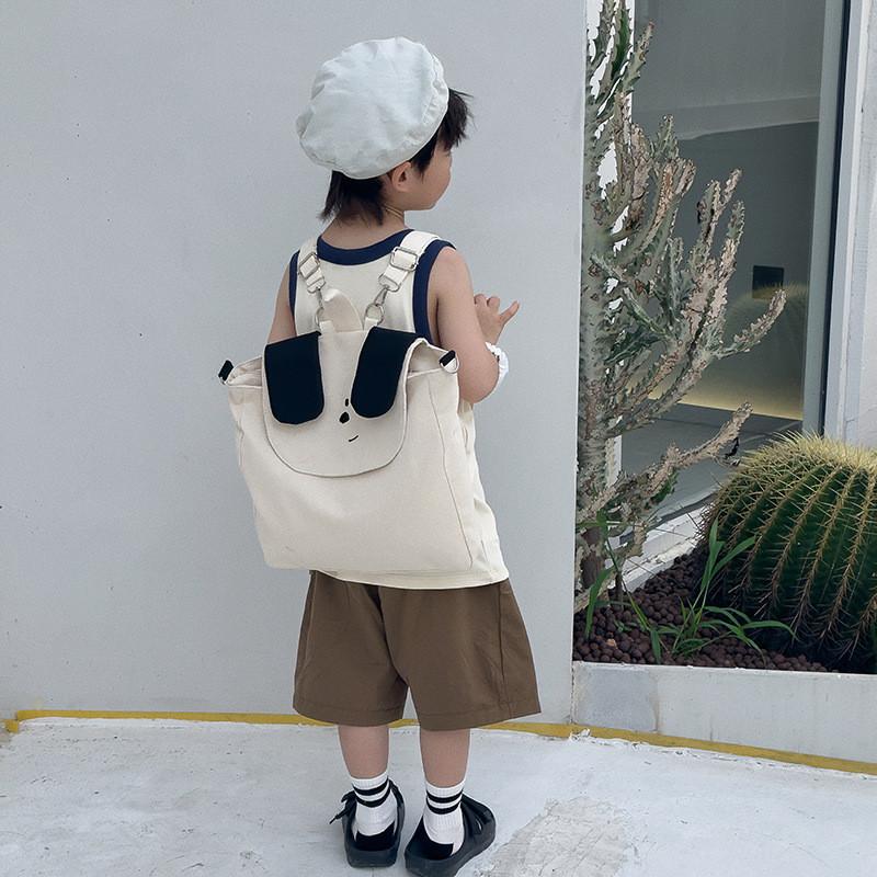 Cute Oxford Fabric Dog Pattern Shoulder Bag For School Stylish And Fun For Children