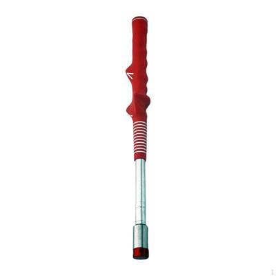 Golf Swing Training Device, Retractable Practice Bar with Ergonomic Handle, Aid,
