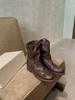 Single Boots, Women's Boots, Thick-heeled Mid-calf Boots, Short Boots, Women's Shoes