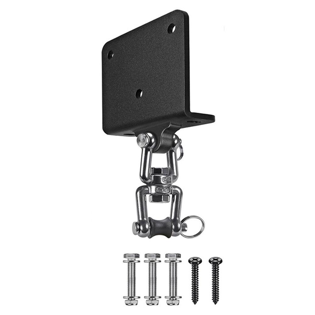

Подвеска для боксерского мешка с вращением на 360 градусов, потолочное крепление для боксерского мешка, подвеска для тяжелого мешка для тяжелого мешка, тренажерного зала, качелей и гамака чёрный