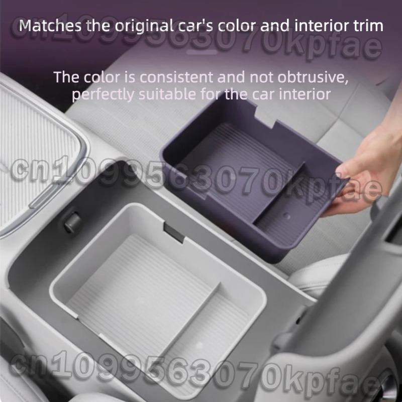 For Leapmotor B10 2025 2026 Wireless Charging Silicone Pad Central Control Silicone Storage Box Modify Accessories