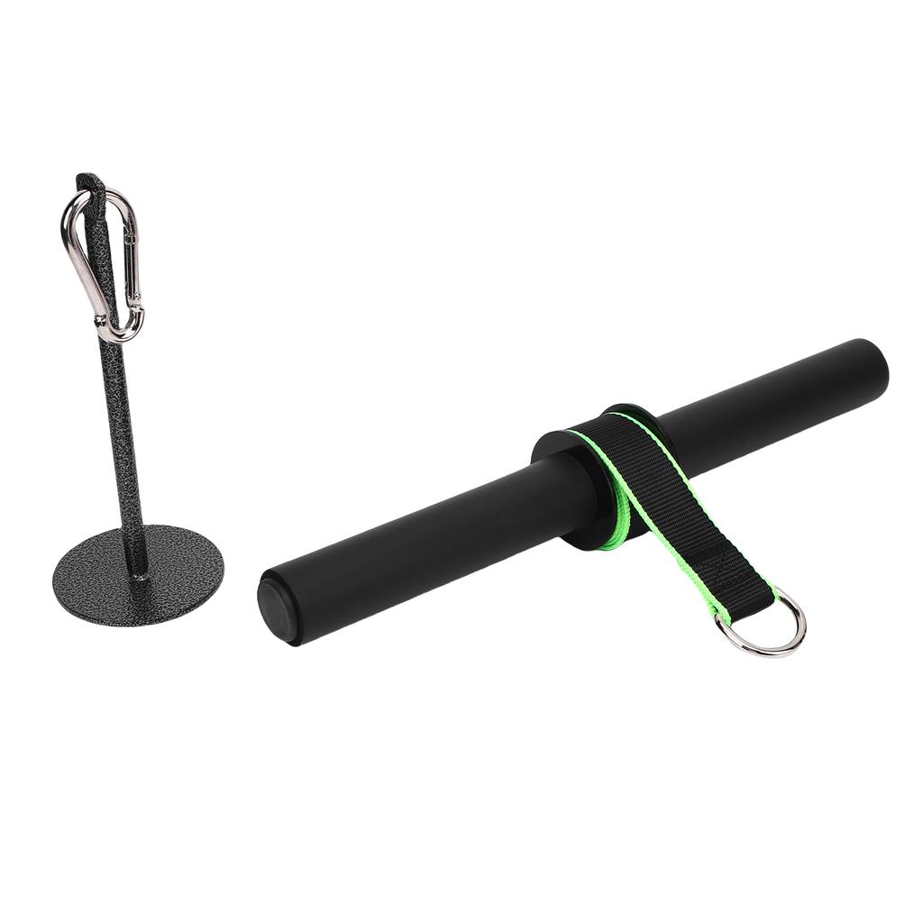 Wrist and Forearm Roller Non Slip Handle Strong Load Bearing Muscle Strength Wrist Roller Green