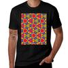Rainbow Road X Flower Power Tshirt Basic Crew Neck Short Sleeve Top