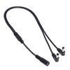 5.5mmx2.1mm 1 Female To 2 Male Connector Male To Female Plug DC Power Splitter Cable CCTV LED Strip Light Power Supply