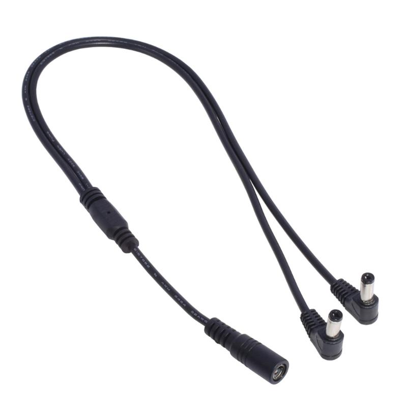 5.5mmx2.1mm 1 Female To 2 Male Connector Male To Female Plug DC Power Splitter Cable CCTV LED Strip Light Power Supply
