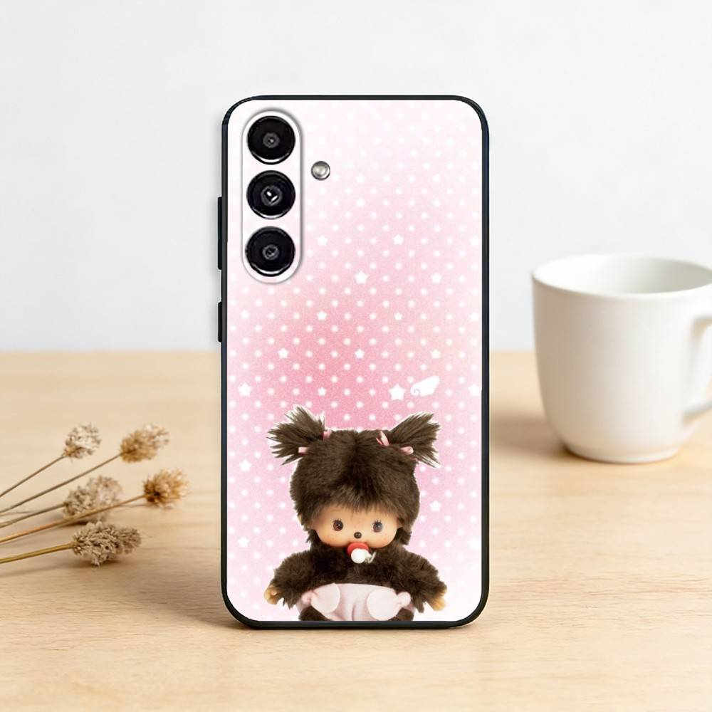 Cute Monchhichis Phone Case For Samsung Galaxy A20,21s,22,31,32,52,53,72,73,80,91 Soft Black Shell