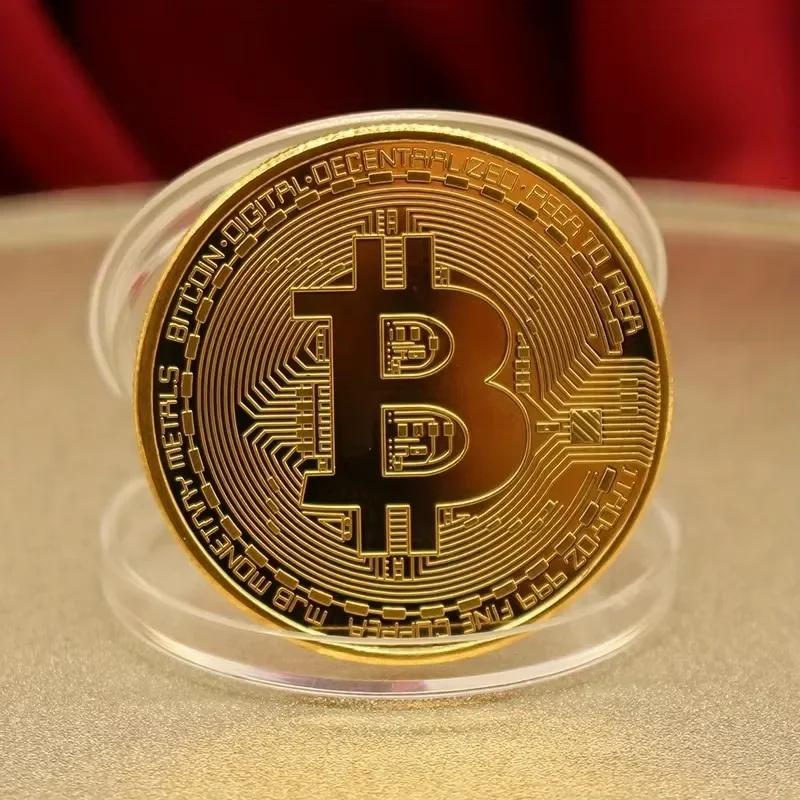 Exclusive Bitcoin Commemorative Coins - Premium Business Gift for Cryptocurrency Fans