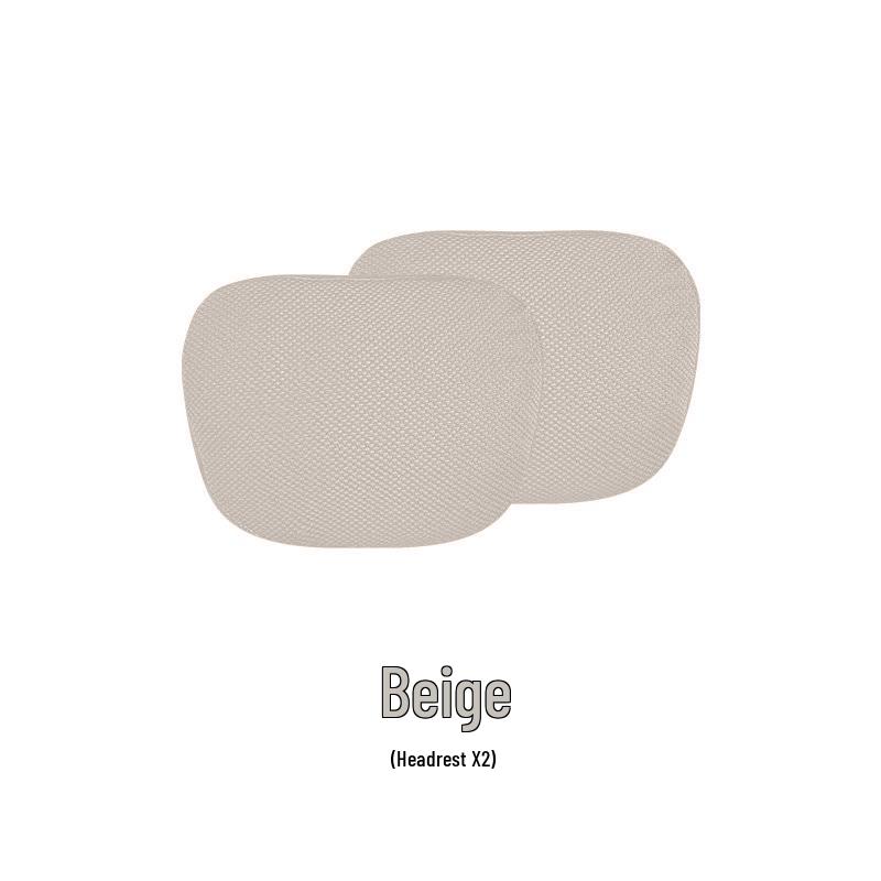 SU7 Car Headrest & Neck Pillow: Summer Breathable Memory Foam Neck & Lumbar Support.