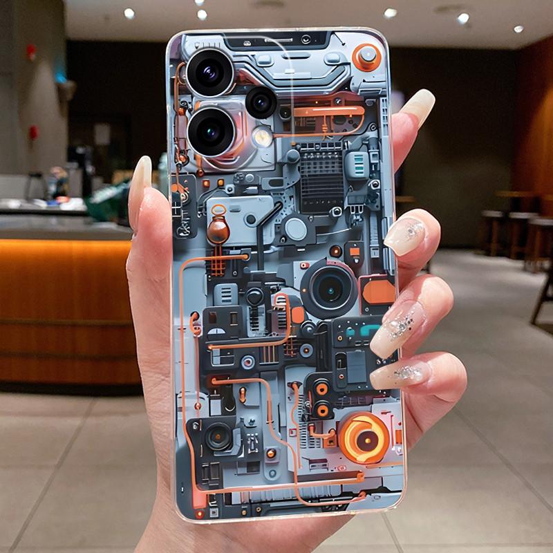 Hülle Für OPPO Reno 15C 5G Handyhülle Luxus Drache Niedlich Cool Jungen Mädchen Transparent Silikon Weiche Abdeckung Für Reno15C 15 C Hülle