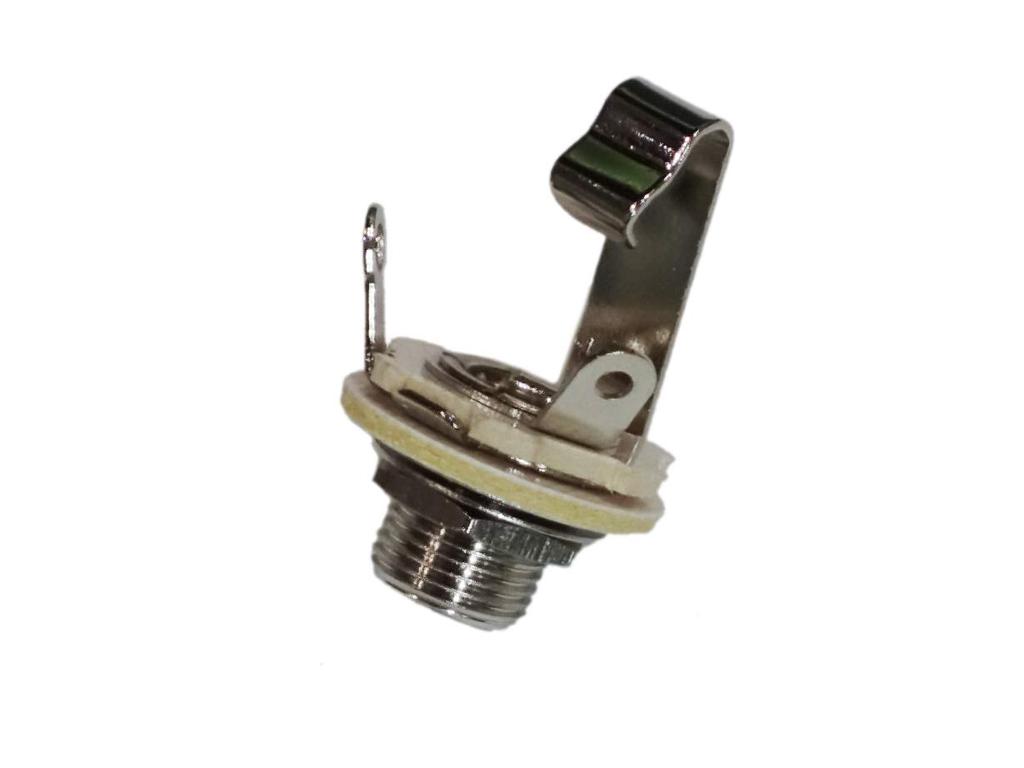 Monaural Jack for Open Jack Female for Phone for Making Your Own for Guitar and Bass of 6.35mm Input/output, Plug, Effector, (set 2)