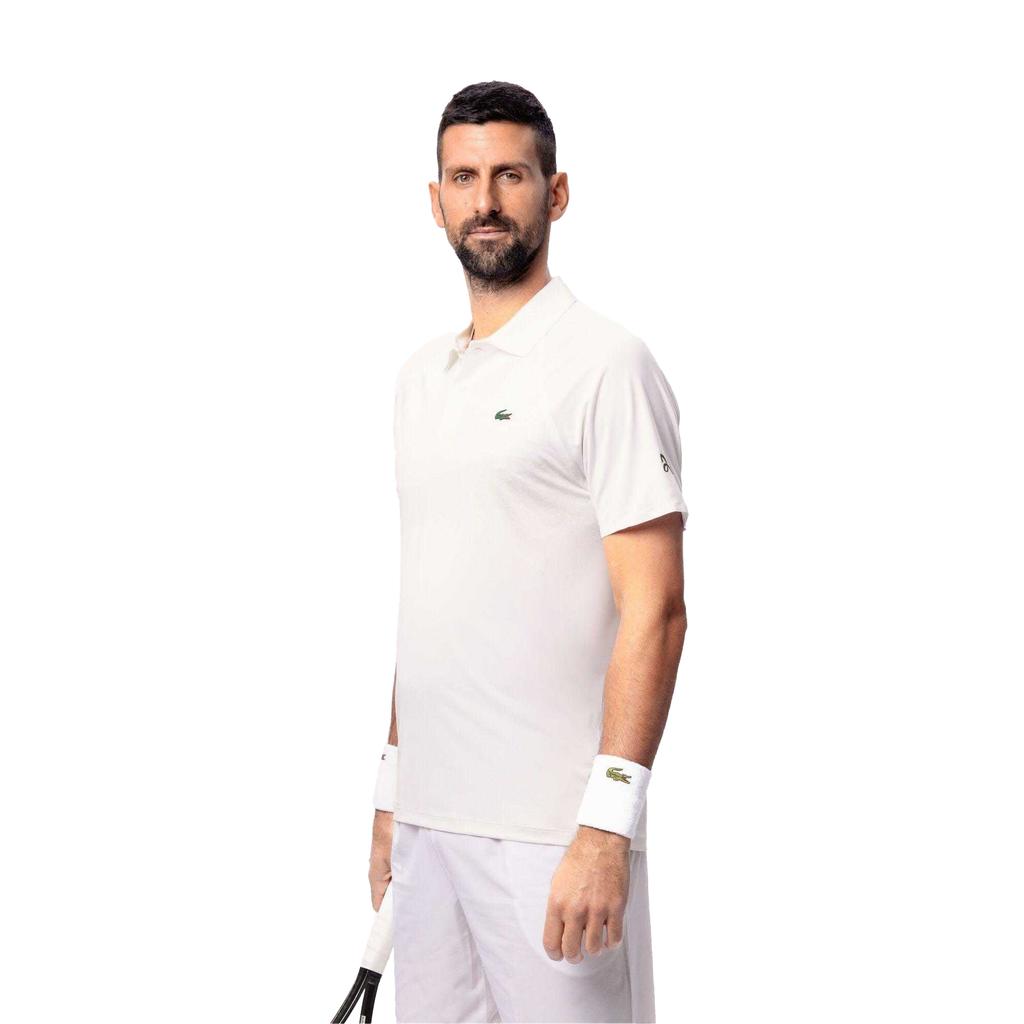 Lacoste Herren Novak Djokovic Tennis-Polohemd für den Platz