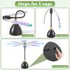 Outdoor Kitchen Fly Repellent Fan Fly Destroyer Food Protector Keep Flies Bugs Away From Food Household Pest Repellent Table Fan