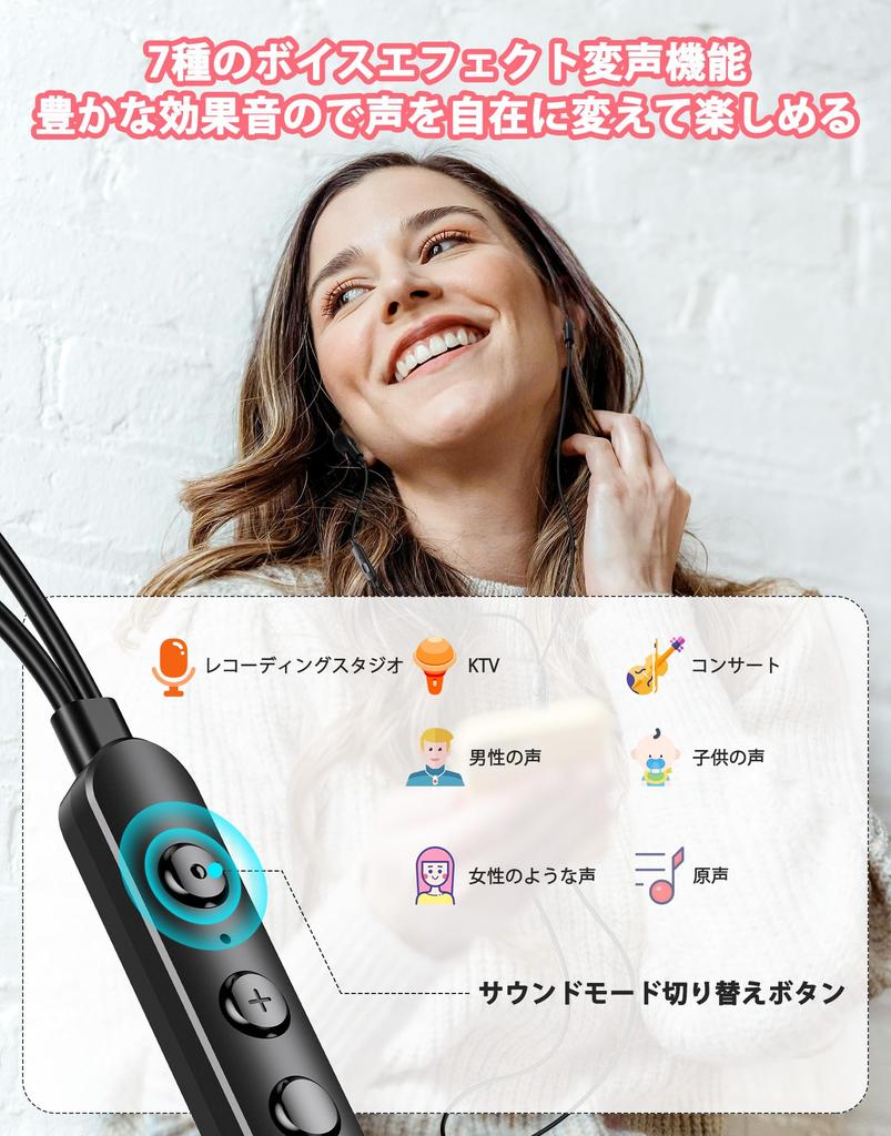 Wired Type-C Earphones with Mic, Voice Changer, Compatible with iPhone 16, 15, Pro Max, Plus, iPad, Galaxy S24, Ultra, S23, FE, Pixel 9, 8a, 7, and