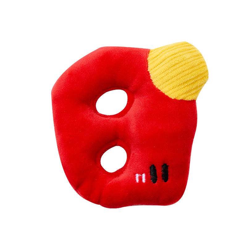 

Cute Alphabet Sound-Making Dog Toy, A Self-Entertainment & Boredom-Relief Must-Have, Teething Chew Toy червоний