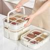 Transparent Octagonal Spice Storage & Dispensing Jar – Food Grade & Sealed for Kitchen Use
