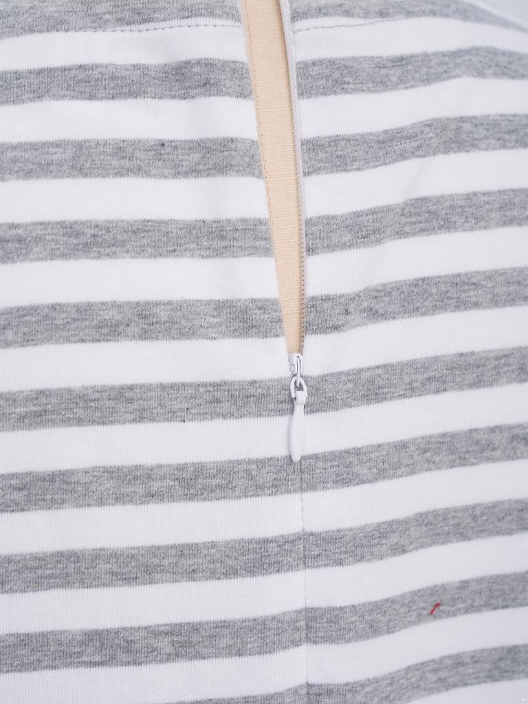 Tuta a righe unisex per bambini con bisogni speciali, abbigliamento adattivo, manica lunga, lunghezza intera, anti-strappo sulla schiena, cerniera invisibile