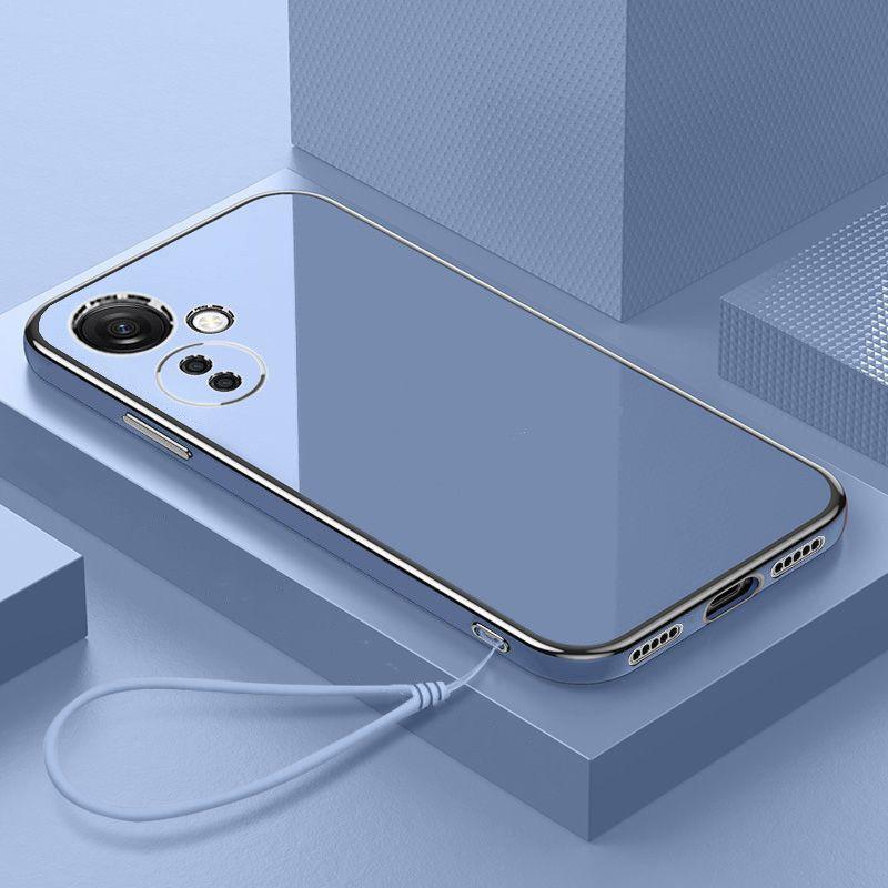 For OnePlus Nord CE 3 Lite Case OnePlus Nord N30 Cover Luxury Square Plating 1+CPH2467 CPH2465 Phone Case Soft Back Cover Fundas
