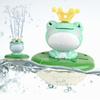 Spraying Frog Fountain Bath Toy Set Cute Waterproof Electric Children Water Toy Suitable For Bathroom Swimming Pool