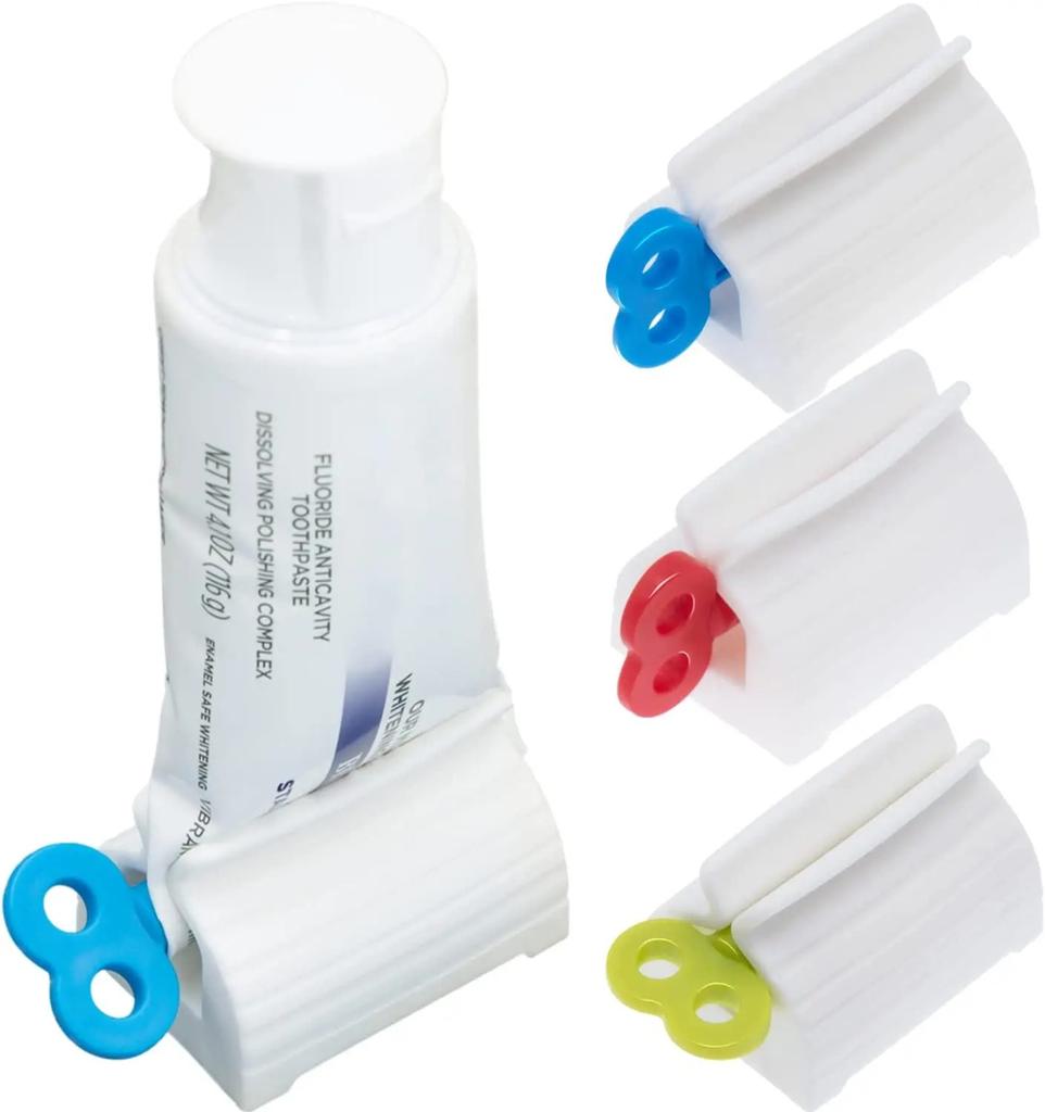 YS00020-1 roller tube toothpaste squeezer, toothpaste holder, bathroom rotary paste dispenser