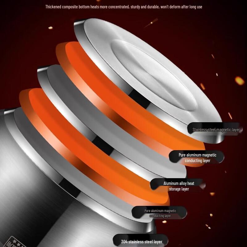 Naijiang 304 Stainless Steel Steamer Pot