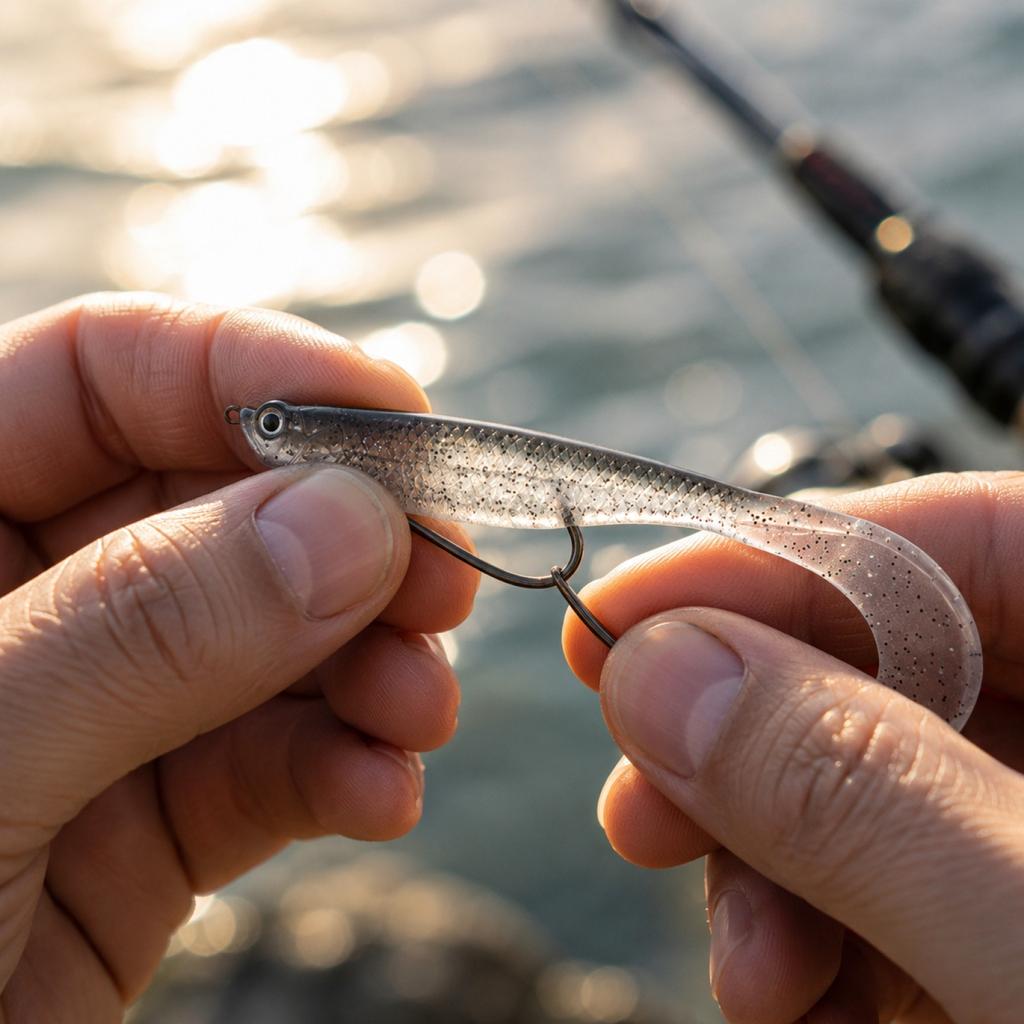 Soft Plastic Fishing Lure Realistic Fish Shape Artificial Bait for Freshwater and Saltwater Angling Applications