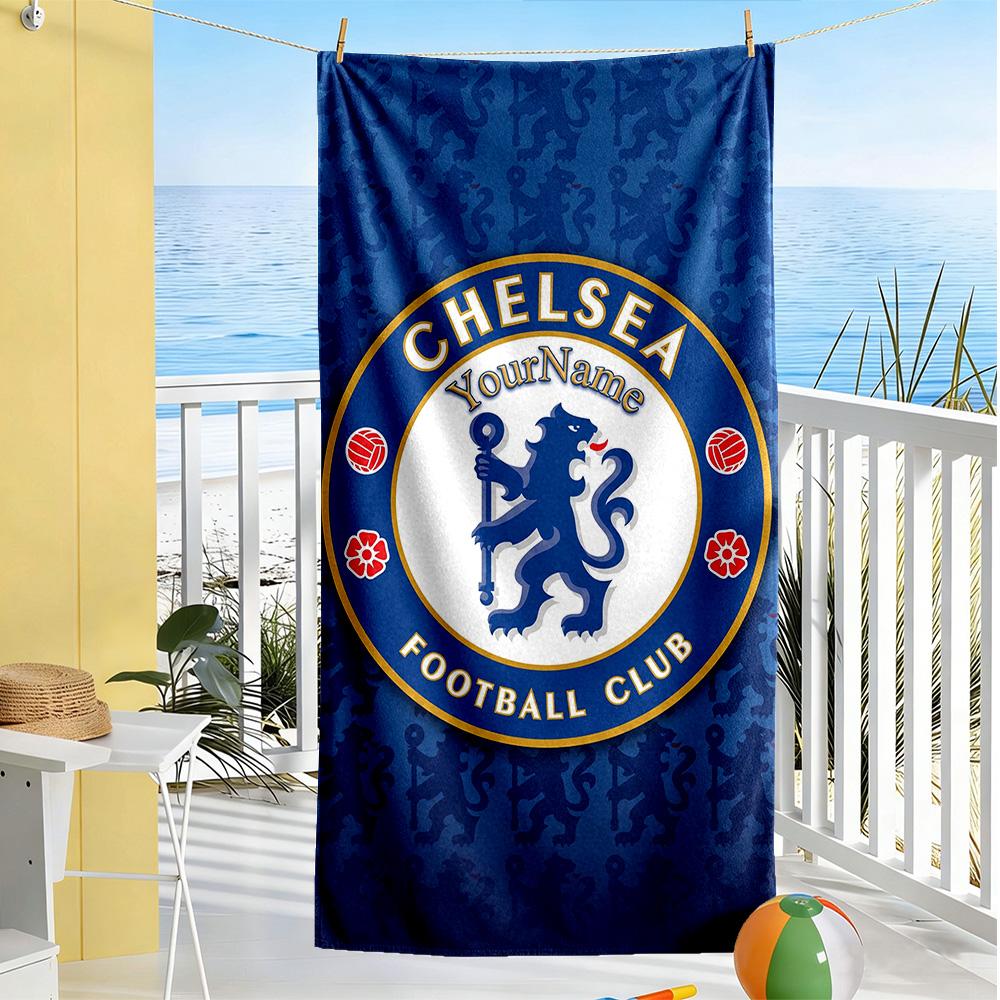 Chelsea Customized Name Beach Towel Quick-Dry Soft Microfiber Suitable for Sports Travel Swimming Yoga Bathroom Beach And Pool