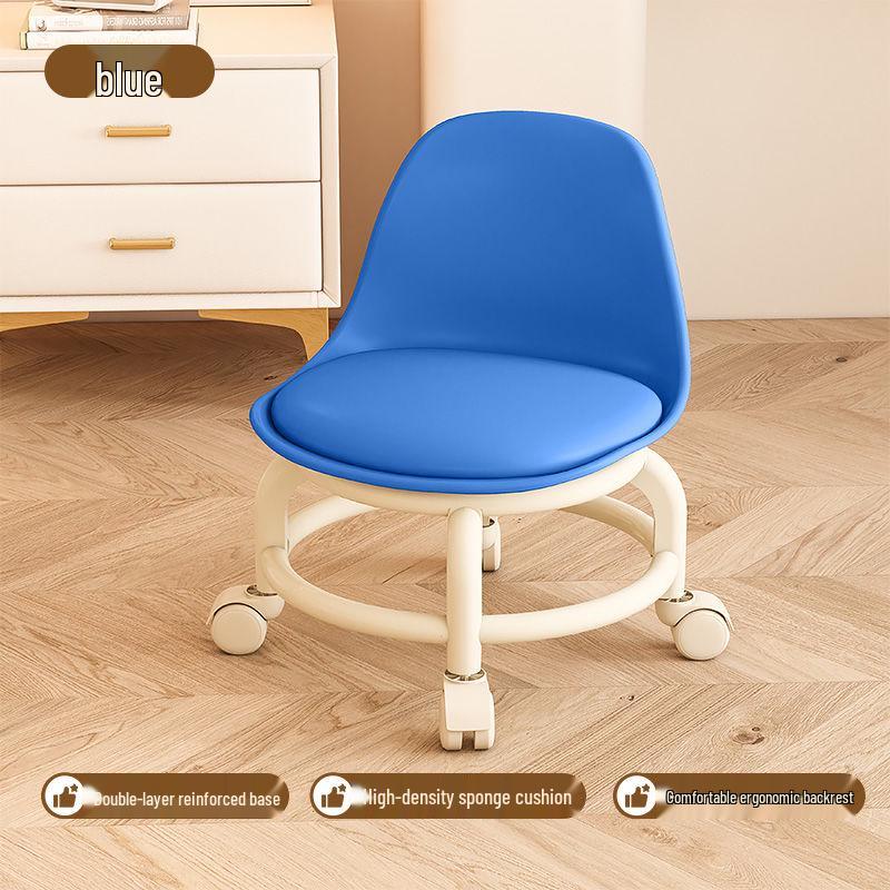 Kompakter Rollhocker mit Schwenkrädern – Ideal für Zuhause, Beauty oder den Gelegenheitsgebrauch