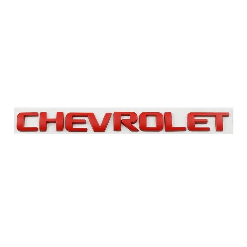 19cm Alloy Car Rear Trunk Badge Fender Emblem Sticker for Chevrolet AVEO CAPTIVA COLORADO LACETTI MALIBU ORLANDO SILVERADO TRAX