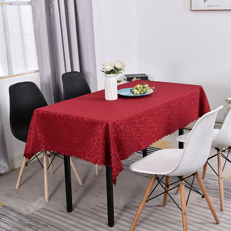 Hotel Restaurant Restaurant Essensstand Platz Tischdecke Tischdecke Rechteckig Esstischdecke Benutzerdefiniert Lila Königsblau